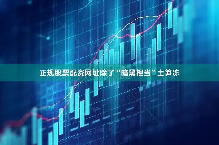 正规股票配资网址除了“暗黑担当”土笋冻
