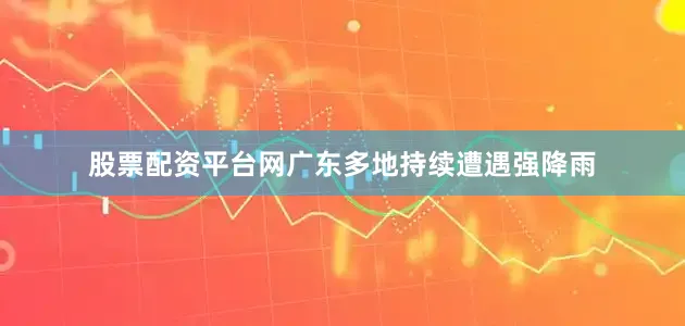 股票配资平台网广东多地持续遭遇强降雨